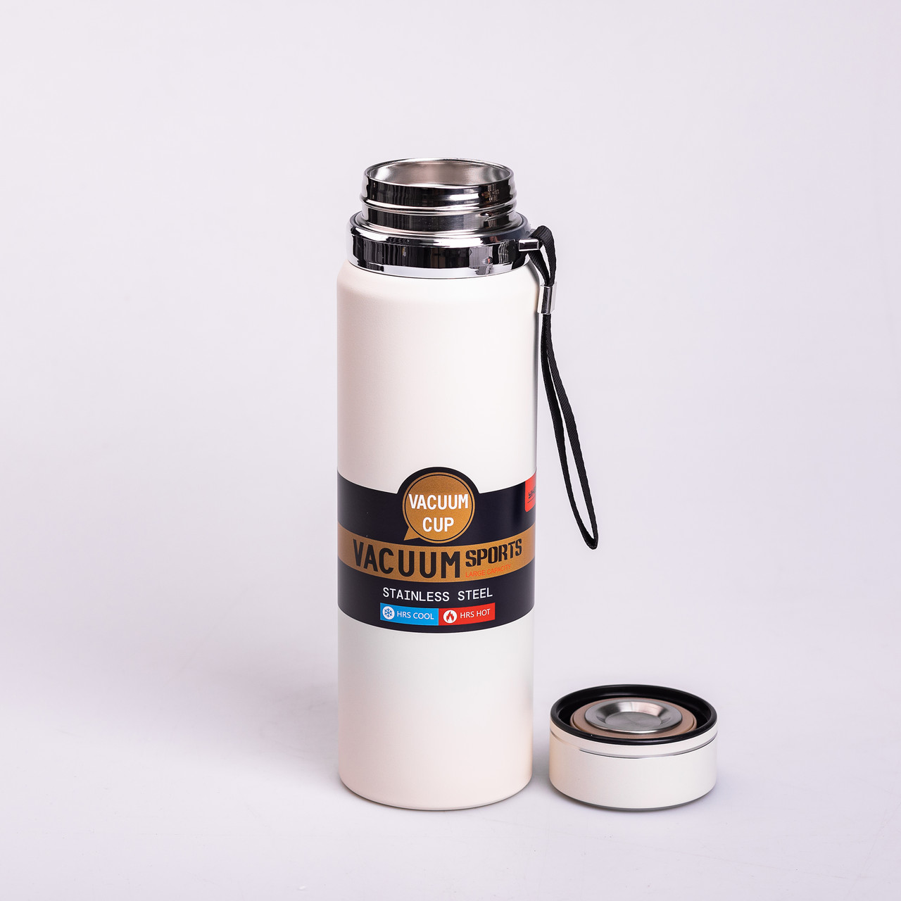 Термос Vacuum Sports з датчиком температури 1 л білий HP-14-30W