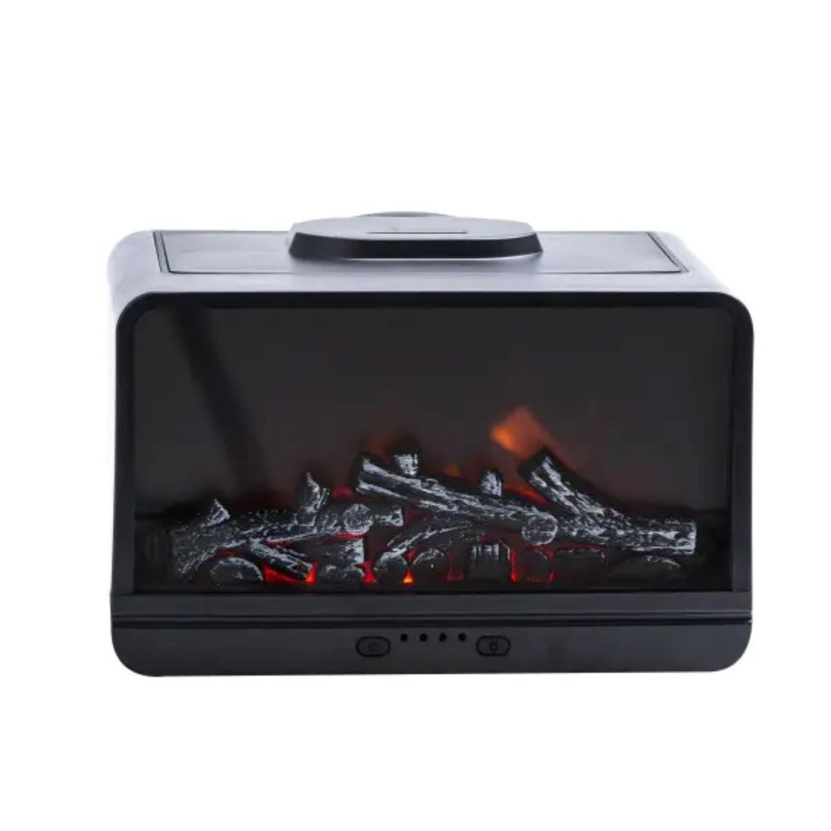 Зволожувач повітря Камін 300 мл чорний HPLN001G