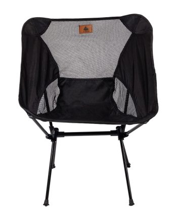 Крісло туристичне складне 55х55х70 см для кемпінгу на природу в чохлі Чорне HP-Y-1