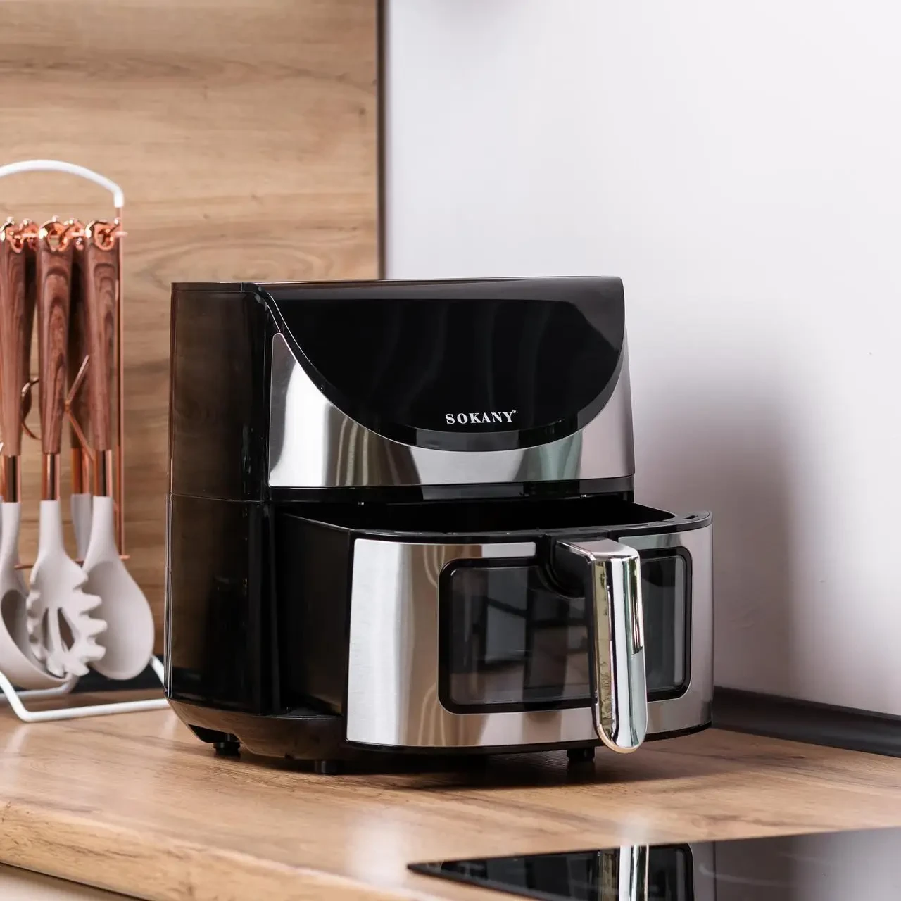 Аерогриль-фритюрниця Sokany на 7 літрів 1800 Вт SK-10031