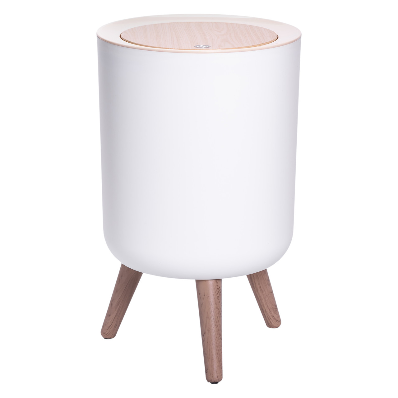 Відро для сміття з клік-кришкою на ніжках 8 літрів відро для сміття на кухню, в спальню і для офісу HP-45-13