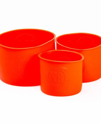 Набір форм для випічки паски силіконові 3 шт 1.7 л, 1 л, 0.6 л форми для паски Червоні HP-35-553R