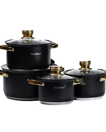 Набір каструль з нержавіючої сталі 4 штуки 6,1/3,9/2,8/2,1 л HP33523