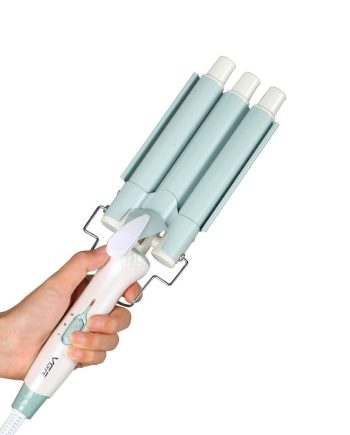 Плойка для волосся потрійна з регулятором температури керамическая VGR HP-V-595