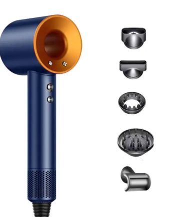 Фен стайлер для волосся 5 в 1 Supersonic Premium 1600 Вт 5 насадок 3 режими швидкості Синій PH770BLG