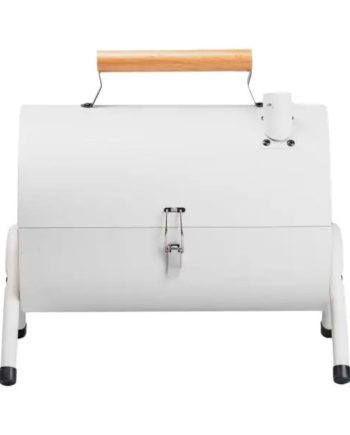 Мангал вугільний двосторонній 38×28×40 см з решіткою білий HP452GBE