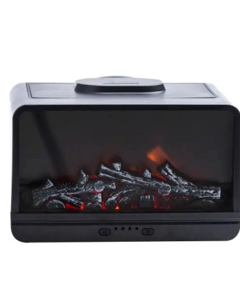 Зволожувач повітря Камін 300 мл чорний HPLN001G