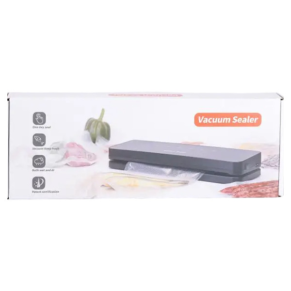 Вакууматор побутовий для сухих і вологих продуктів сенсорний вакуумний пакувальник із вбудованим різаком HP-11-5