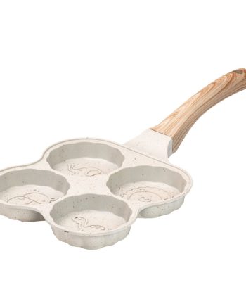 Сковорода для оладок, яєць, панкейків порційна на 4 секції антипригарна HP39576W