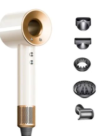 Фен стайлер для волосся 5 в 1 Supersonic Premium 1600 Вт 5 насадок 3 режими швидкості Білий PH770W