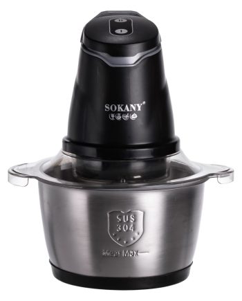 Чоппер подрібнювач 2 в 1 кухонний з чашею на 1.5 л кухонний електричний Sokany SK-06028