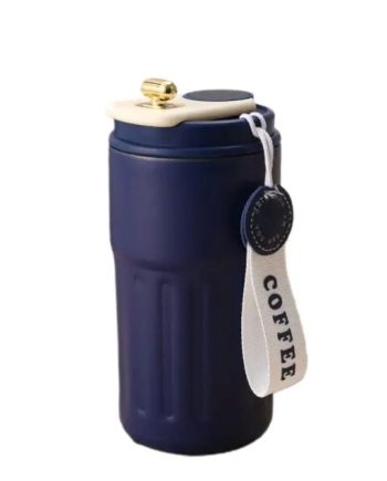 Термочашка Coffee з датчиком температури 500 мл синя HP-14-10BL