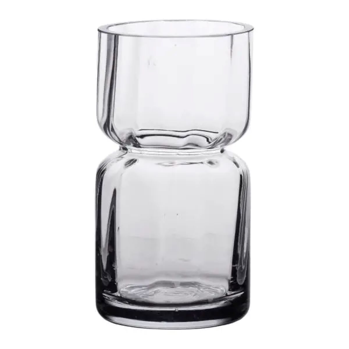 Декоративна ваза для квітів 15 см скляна прозора ваза 600 мл скляна прозора ваза 600 мл HP-10-13