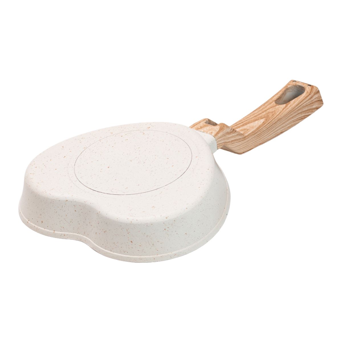 Сковорідка для омлету з антипригарним покриттям 16*13*5,3 см бежева HP39574W