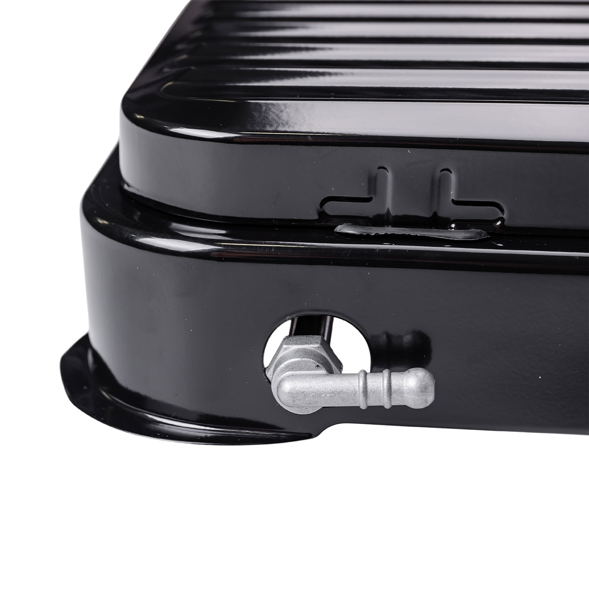 Настільна газова плита на 2 конфорки 4.4 кВт міні газова плита для балонного газу Чорна Sokany SK-6002