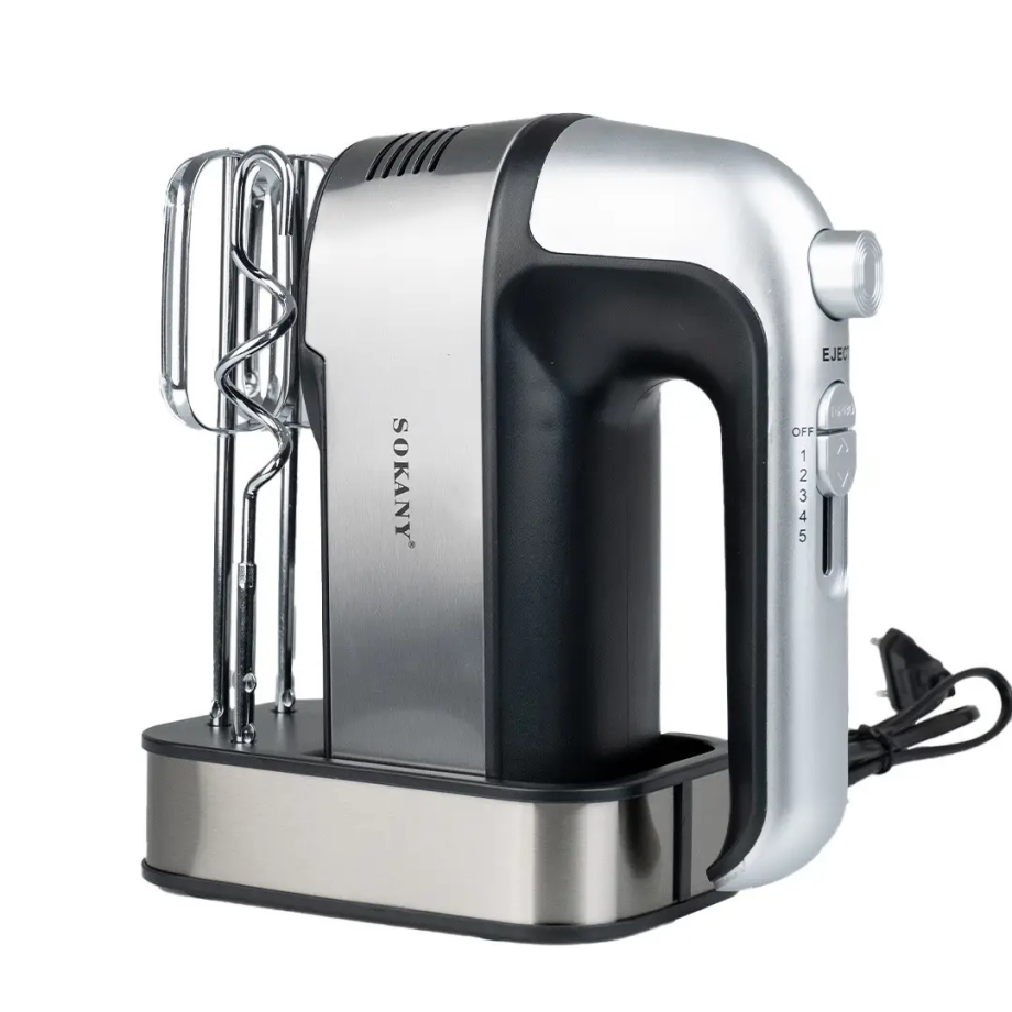 Міксер ручний Sokany 350 Вт 5 швидкостей   2 насадки SK-6627