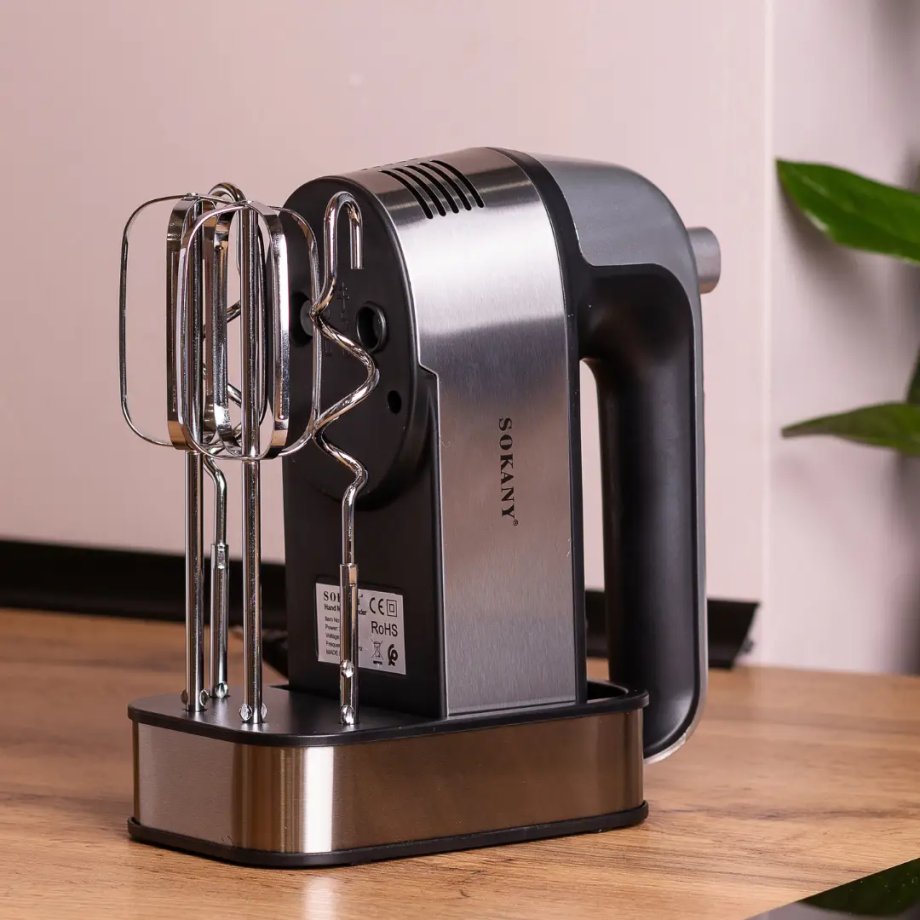 Міксер ручний Sokany 350 Вт 5 швидкостей   2 насадки SK-6627