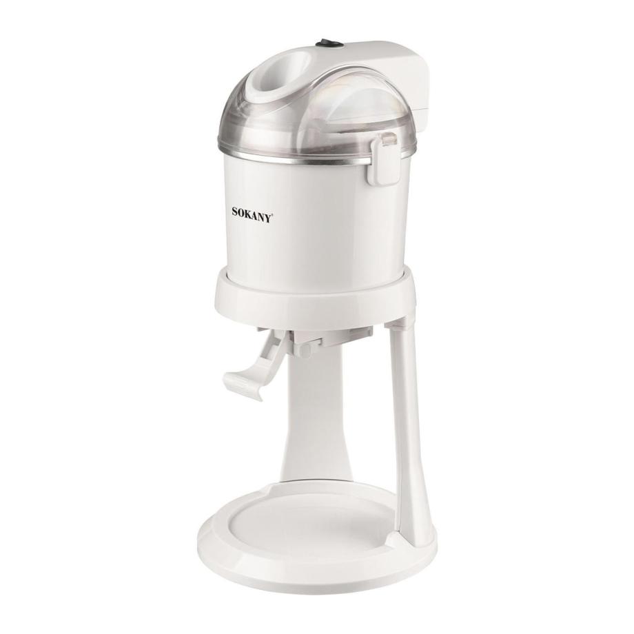 Морозивниця електрична Sokany 1 літр 15 Вт електроморозивниця дитяча домашня морожениця SK-03070