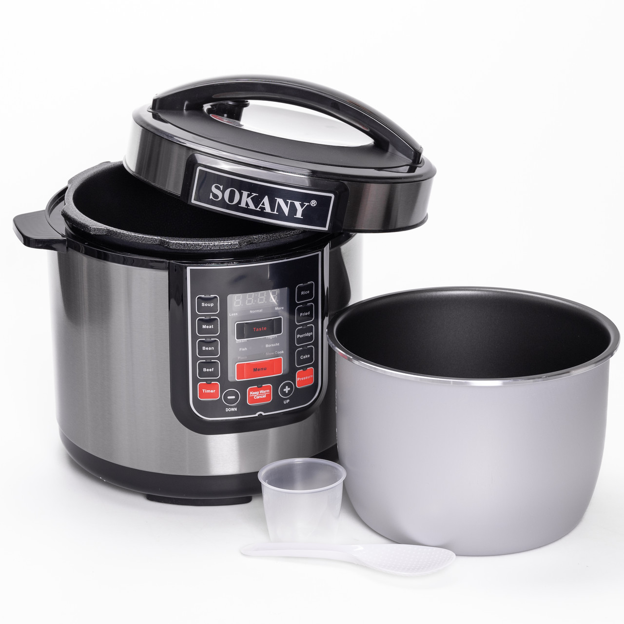 Мультиварка електрична Sokany з чашею на 7 л і антипригарним покриттям SK-07053