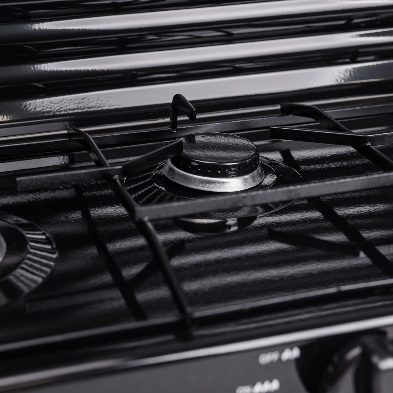 Настільна газова плита на 3 конфорки Sokany 5.5 кВт Чорна Lugi SK-6003B