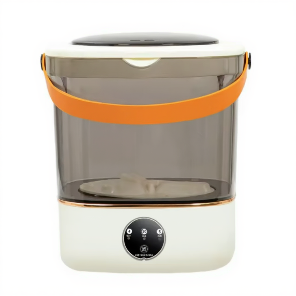 Портативна пральна машина з віджимом 36 Вт 850 об/хв з баком на 12 літрів Біла HP-35015-61W