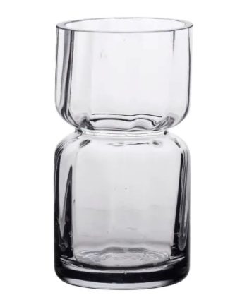 Декоративна ваза для квітів 15 см скляна прозора ваза 600 мл скляна прозора ваза 600 мл HP-10-13