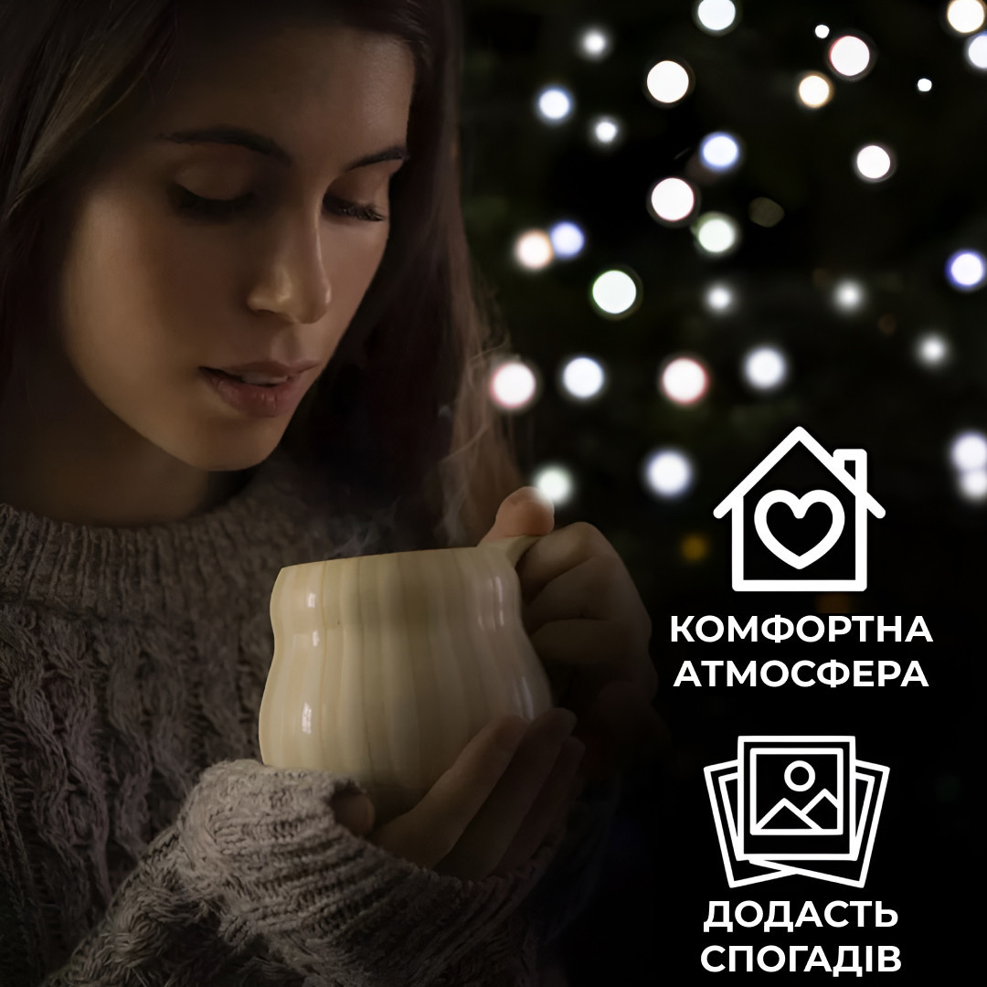 Гірлянда нитка 22 м на 218 LED лампочок світлодіодна чорний провід 8 режимів работи Білий M500LEDW