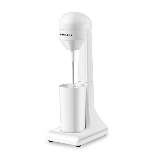 Міксер для молочних коктейлів 450 мл 100 Вт однопостовий з нержавіючої сталі Білий SK-1736