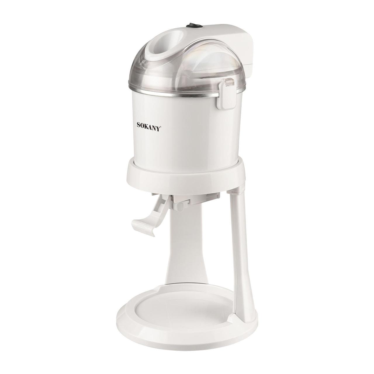 Морозивниця електрична Sokany 1 літр 15 Вт електроморозивниця дитяча домашня морожениця SK-03070