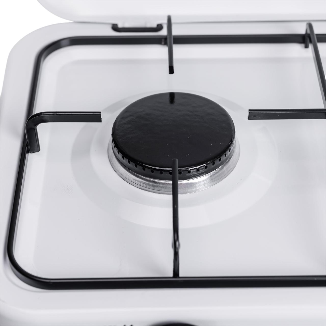 Настільна газова плита на 3 конфорки Sokany 5.5 кВт Біла Lugi SK-6003W