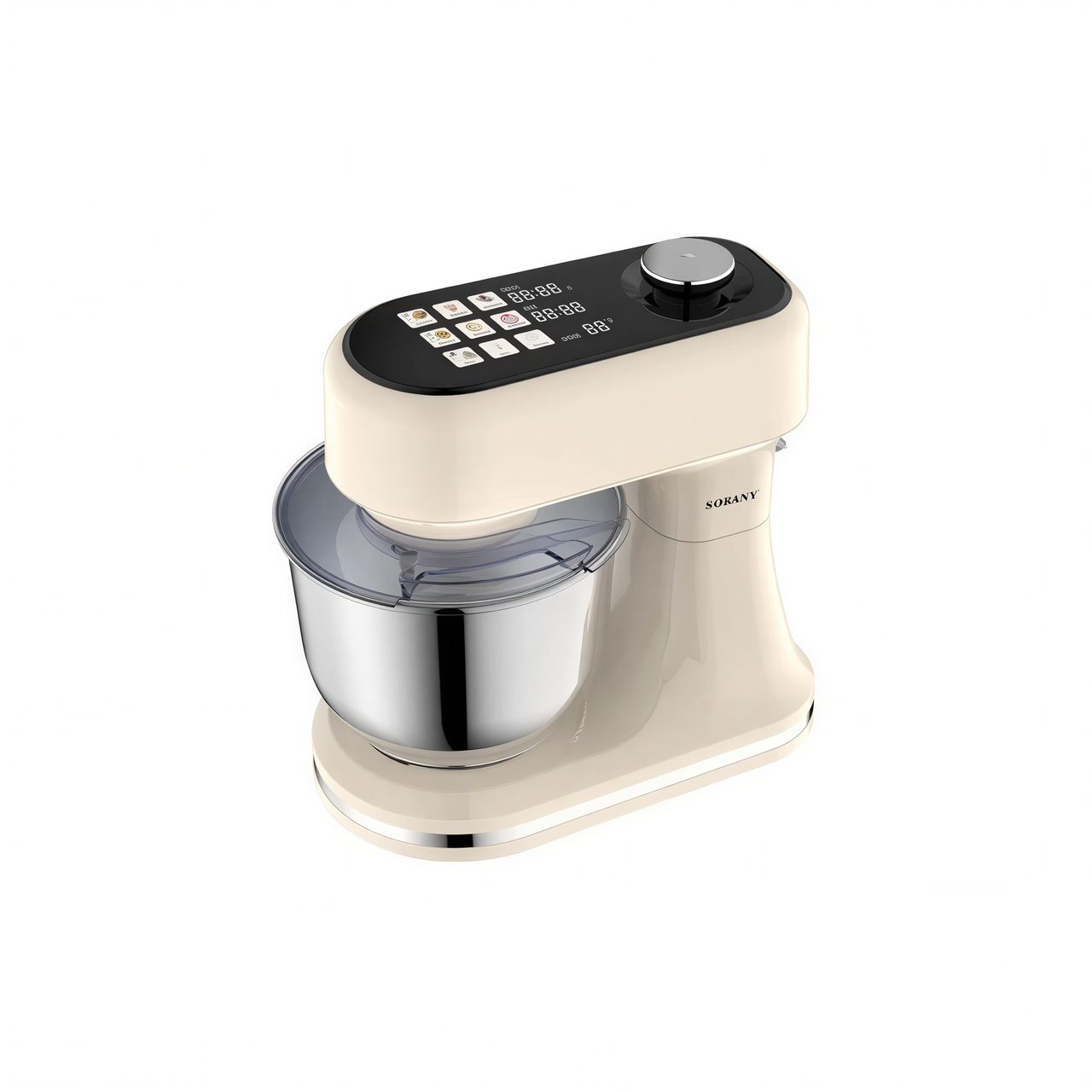 Планетарний міксер Sokany 1500 Вт з чашею 6 л 9 режимів швидкості SK-05016