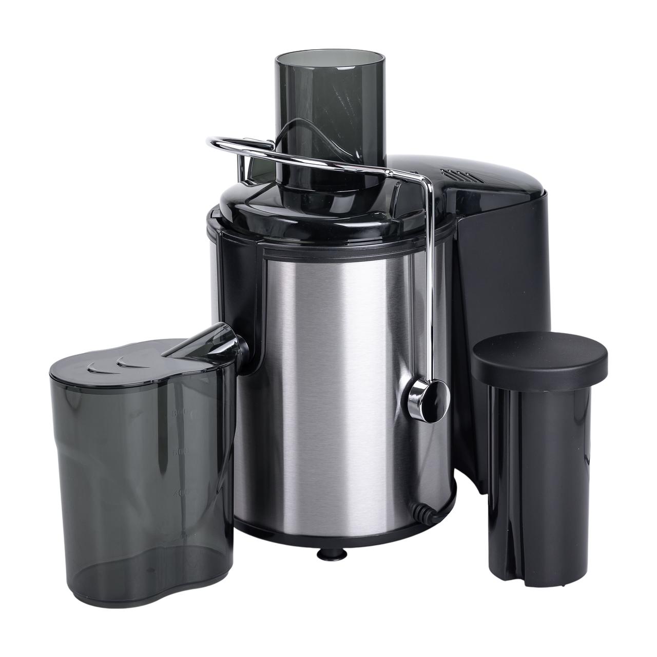 Соковижималка шнекова електрична з чашею Sokany SK-4000 800 Вт Чорна