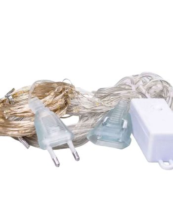 Гірлянда штора світлодіодна GarlandoPro Роса 200LED 3х2м 10 ліній 8 режимів гірлянда крапля роси Жовтий 173304Y