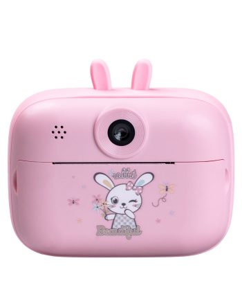 Дитяча фотокамера з миттєвим друком знімків «Зайчик» Рожевий HPS1P