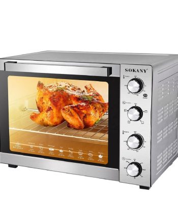 Електрична духовка настільна з таймером Sokany 1900 Вт 60 л духова шафа електропіч SK-10028