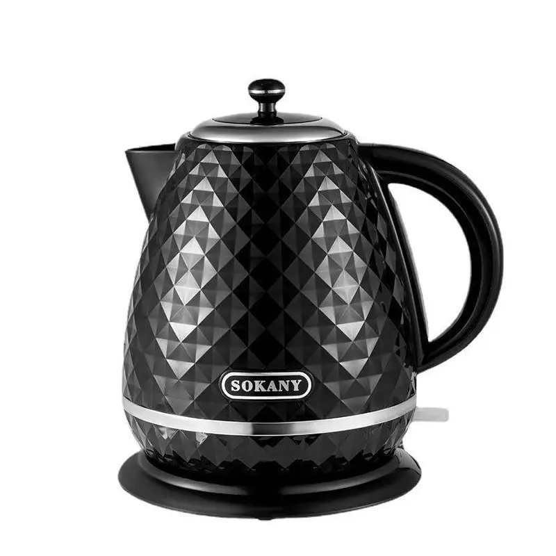 Електрочайник Sokany 1,7 л дисковий з автовідключенням 2200 Вт Чорний SK-1032B