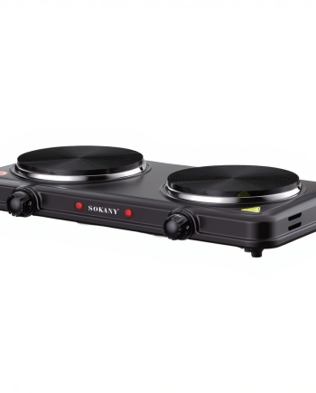 Електроплита двоконфоркова Sokany настільна плита 2000 Вт електрична плитка портативна для дому дачі SK-5107