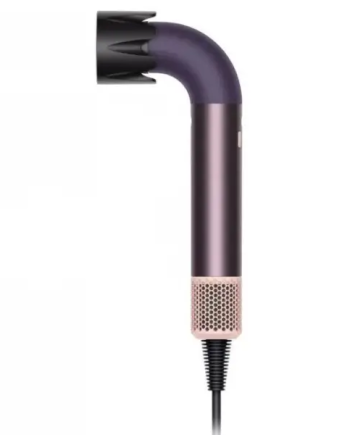 Фен стайлер Super Hairdryer мультистайлер 1600 Вт прилад для волосся з холодним гарячим повітрям 4 насадки Фіолетовий HP-3V