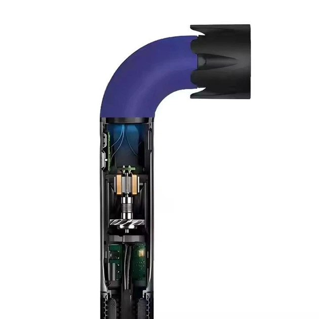 Фен стайлер Super Hairdryer мультистайлер 1600 Вт прилад для волосся з холодним гарячим повітрям 4 насадки HP-3BL