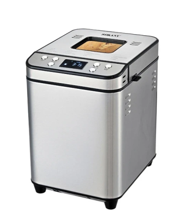 Хлібопічка автоматична на 1 кг Sokany 700 Вт 15 програм домашня електрична хлібопічка SK-08146