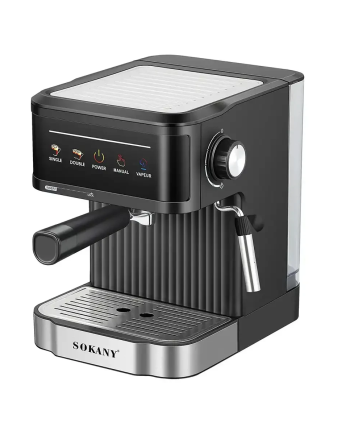 Кавомашина з капучинатором 1.8 л професійна Sokany електрична SK-04025