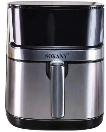 Мультипіч Sokany SK-10045 аерогриль 8л сенсорний екран, фритюрниця без олії аерофрітюрниця готування SK-10045