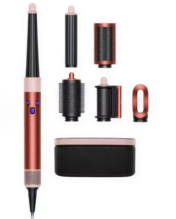 Мультистайлер для волосся Airwrap 6 насадок синій 1300 Вт стайлер плойка для волосся локонів і укладки Рожевий HP-4R