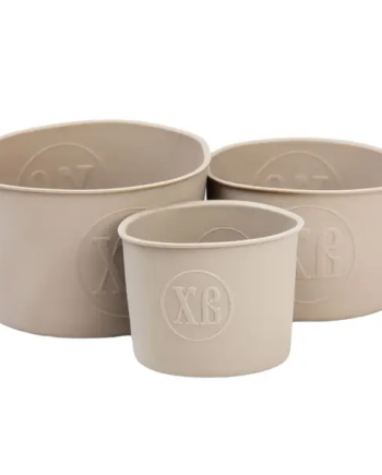 Набір форм для випікання пасхи силіконові 3 шт 1.7 л 1 л 0.6 л Бежевий HP-35-557BE