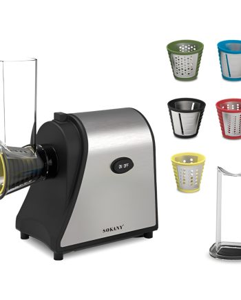 Овочерізка Sokany Lugi електрична 1000 Вт 6 в 1 з 5 насадками багатофункціональна SK-1178