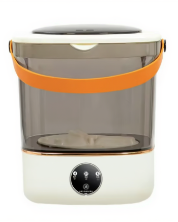 Портативна пральна машина з віджимом 36 Вт 850 об/хв з баком на 12 літрів Біла HP-35015-61W